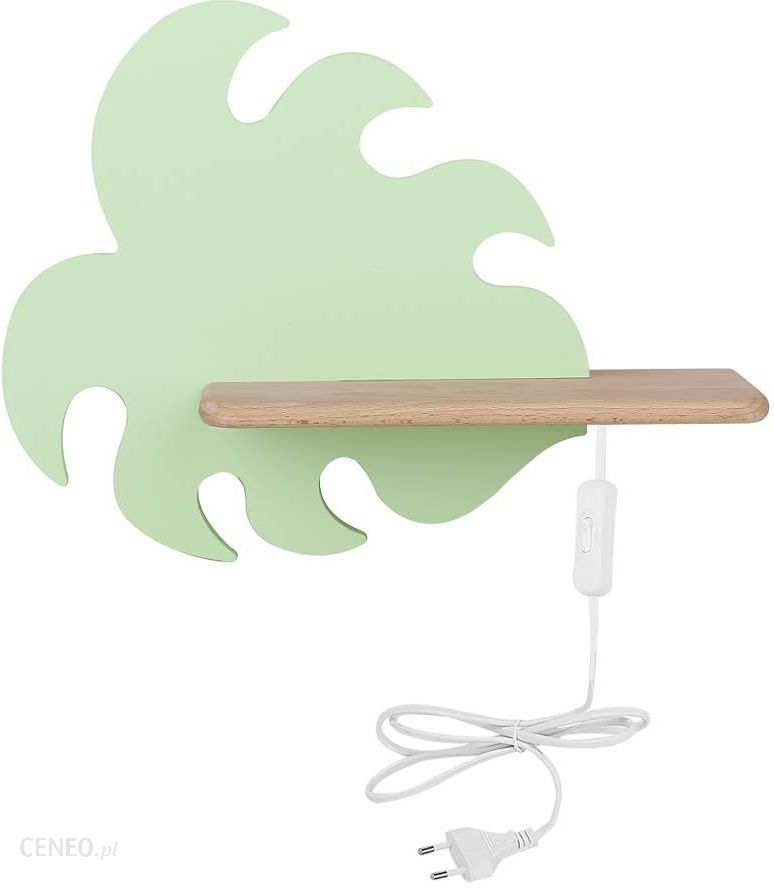 i-candellux-kinkiet-z-polka-kids-monstera-led-5w-4000k-kabel-zielony-21-01023