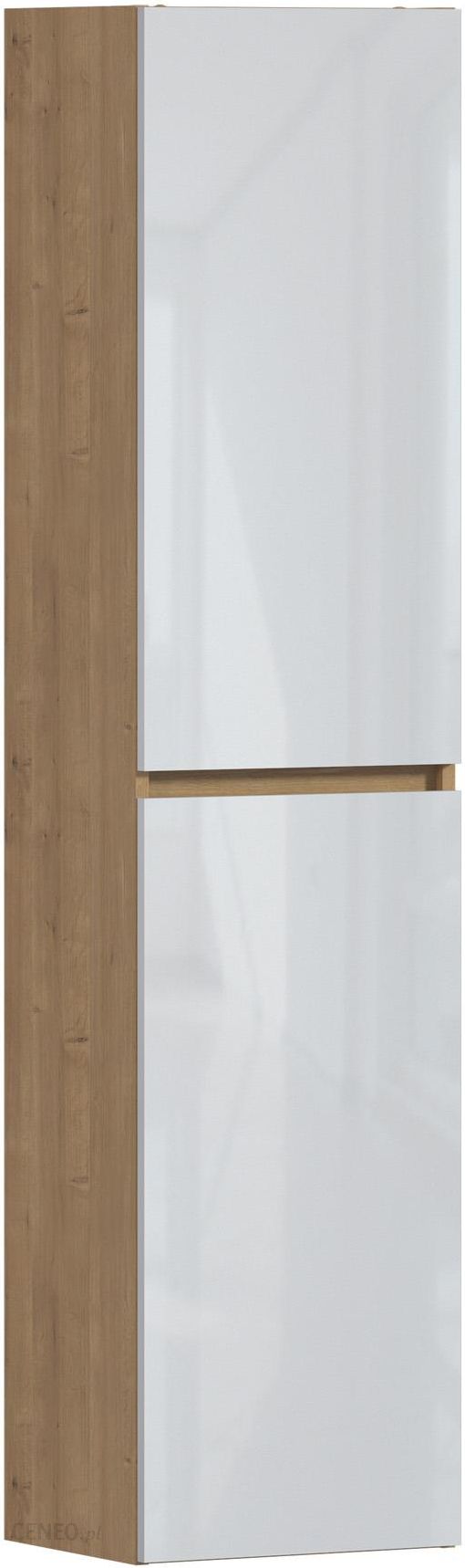 i-comad-monako-oak-white-800-slupek-wysoki-2d-40cm-biel-dab-hamilton