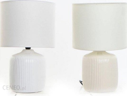 i-dkd-home-decor-lampa-stolowa-ceramika-bezowy-poliester-bialy-22-22-36-cm-2-pcs