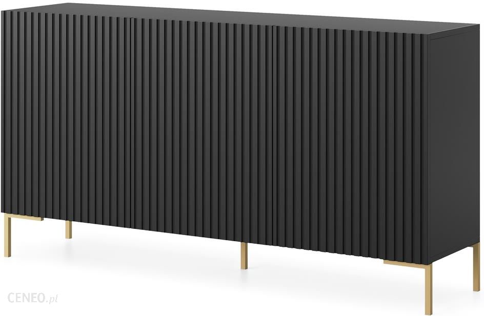 i-komoda-trzydrzwiowa-lammelo-140-cm-czarna-lamele-127283