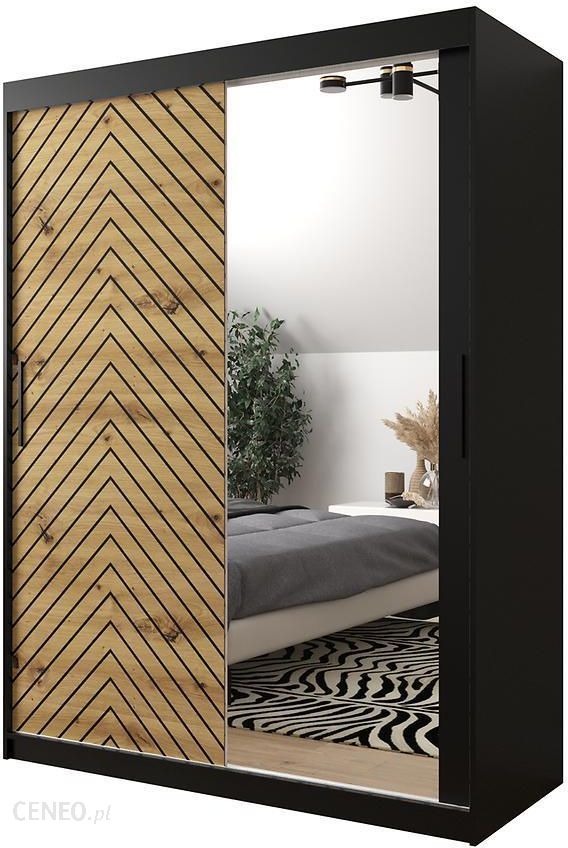 i-merkury-market-szafa-jodelka-2-150-czarny-dab-artisan-czarny