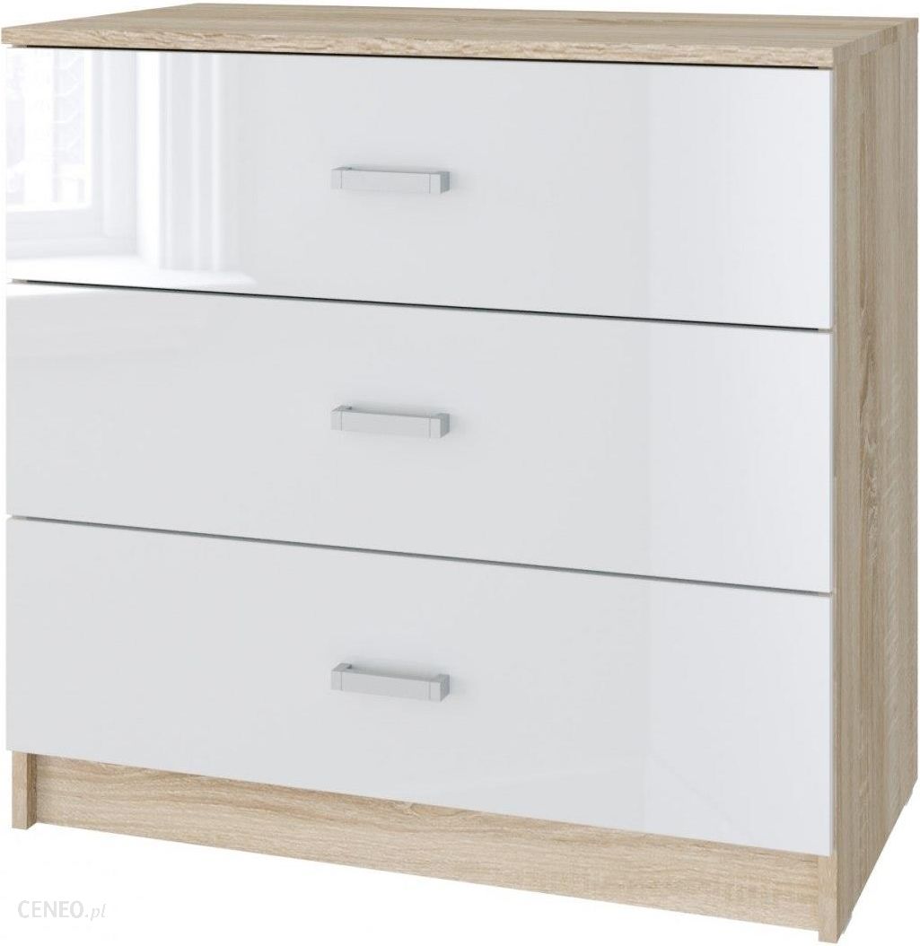 i-tuckano-komoda-3s-basic-80x77x40cm-sonoma-bialy-polysk