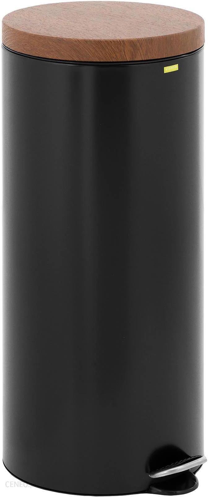 i-ulsonix-kosz-na-smieci-z-pedalem-i-drewniana-pokrywa-30l-czarny-stal-powlekana-ulxoak30b