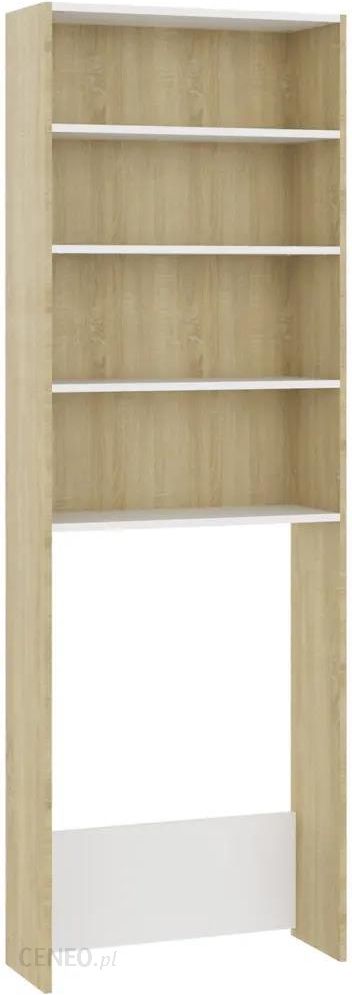 i-vidaxl-szafka-na-pralke-biel-i-dab-sonoma-64x24x190-cm-808409